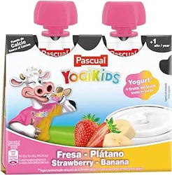 Pascual Yogikids Pouch - Convenient and Flavorful On-the-Go Yogurt for Kids