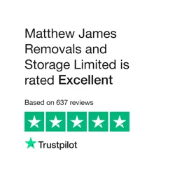 Positive Customer Feedback for Matthew James Removals and Storage Limited