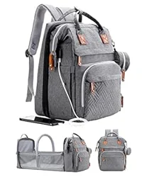 Mixed Reviews on Diaper Bag Backpack with Changing Station: Functionality vs. Durability