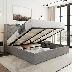 iPormis King Storage Bed Review: Sturdy Construction, Modern Design, and Convenient Features