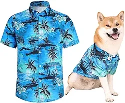 Cute and Stylish Hawaiian Dog Shirts: Vibrant Colors, Lightweight Fabric, Sizing Considerations