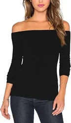 Mixed Customer Reviews for Sarin Mathews Women's Off The Shoulder Tops