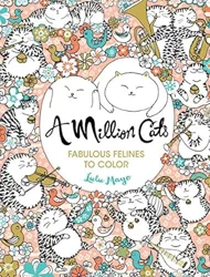 Adorable Feline Coloring Book with Intricate Patterns