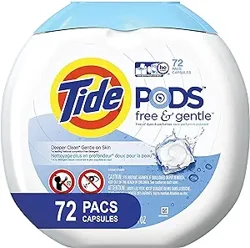 Review of Tide Free and Gentle Laundry Pods
