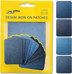 Mixed Customer Reviews for ZEFFKA Jean Patches with Strongest Glue 100%