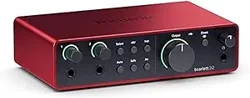 Focusrite Scarlett 2i2 4th Gen USB Audio Interface: Mixed Reviews and Sound Quality Concerns