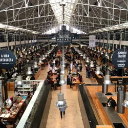 Exploring the Crowded and Delicious Time Out Market in Lisbon