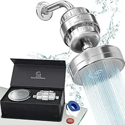 AquaHomeGroup Filtered Shower Head: Easy Installation, Enhanced Water Pressure, Skin & Hair Benefits