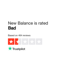 Executive Summary of New Balance Customer Reviews on Trustpilot