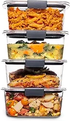 Mixed Customer Sentiments: Rubbermaid Brilliance Food Storage Containers