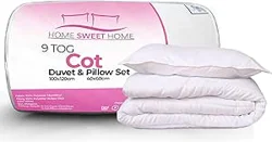 Mixed Reviews: Home Sweet Home UK Anti Allergy 9.0 Tog Toddler Cot Duvet Set - 100% Microfiber Baby