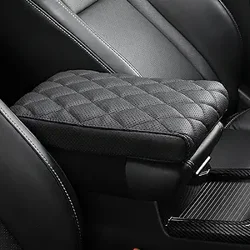 Premium Genuine Cowhide Leather Car Console Cover Receives Positive Reviews