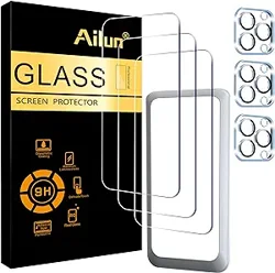 iPhone 15 Pro Max Screen Protector Set with Camera Lens Protectors