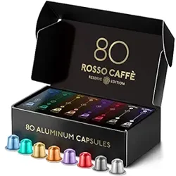 Mixed Reviews: ROSSO CAFFE 80 Gourmet Aluminum Capsules