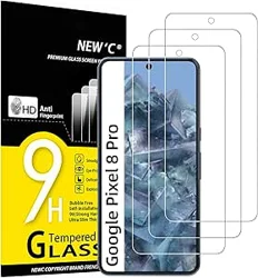 Positive Reviews for NEW'C Lot de 3 Tempered Glass Screen Protectors for Google Pixel 8 Pro