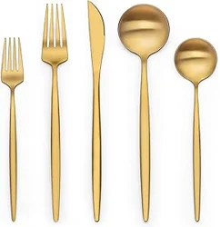 Terlulu 40 Piece Gold Silverware Set: Design, Quality, and Durability Insights