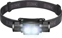 Mixed Reviews for SLONIK Rechargeable Headlamp - Brightness and Battery Life vs. Durability and Functionality