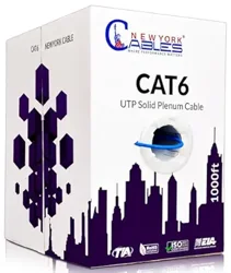 Mixed User Reviews on NewYork Cables CAT6 Plenum Cable Performance and Quality