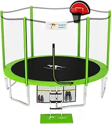 Mixed Reviews for Kangaroo Hoppers Outdoor Trampoline for Kids