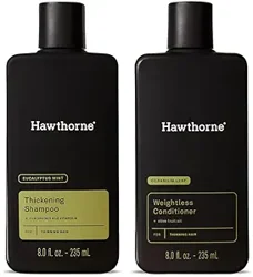 Mixed Customer Opinions on Hawthorne Men's Thickening Shampoo and Conditioner Set