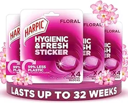 Harpic Hygienic Fresh Sticker Adhesive Toilet Block - Review Summary