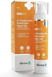 The Derma Co Hyaluronic Sunscreen Aqua Ultra Light Gel Review Summary