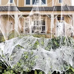 Mixed Reviews for 900 sqft Spider Webs Halloween Decorations: Pros and Cons