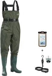 Durable and Versatile Chest Waders with Extra Accessories