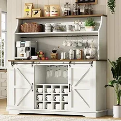 Customer Feedback on 55" Farmhouse Coffee Bar: Pros and Cons