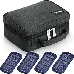 Mixed Reviews for AUVON Large Insulin Cooler Travel Case