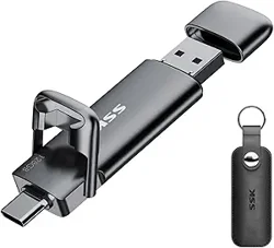 Unveil Customer Insights on the SSK 128GB Dual USB C Flash Drive