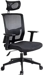 Comfortable and Adjustable Office Chair with Good Lumbar Support