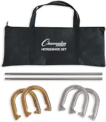 Mixed Reviews Highlight Quality Issues of Champion Sports Horseshoe Set