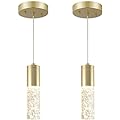 Stylish and Affordable Pendant Lights with Crystal Design