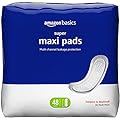 Amazon Basics Thick Maxi Pads - Super Absorbent and Unscented