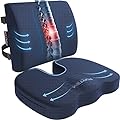 Comfortable Seat Cushion and Backrest Set for Back Pain Relief