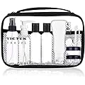Travel Toiletry Bag with TSA-approved Bottles